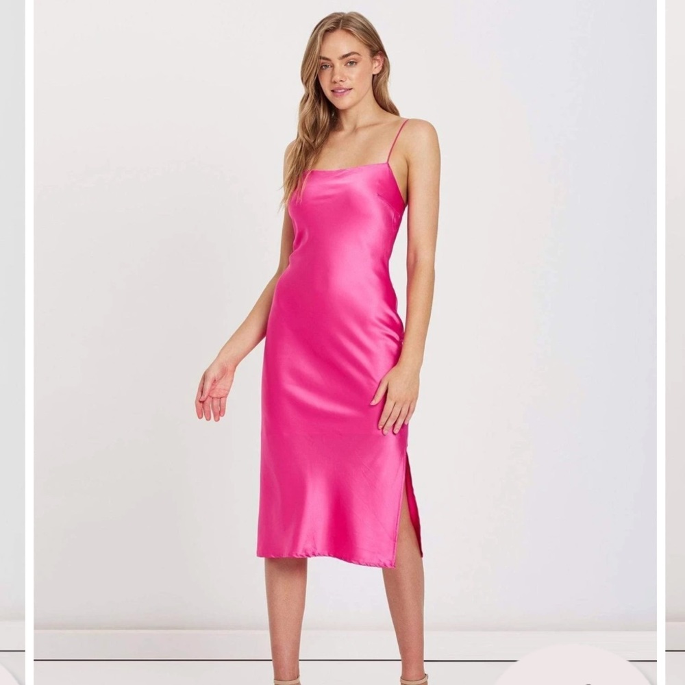 Charlie Holiday Nina 90s Midi Dress